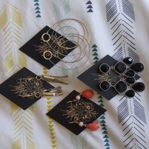 Lot of 4 pairs of earrings